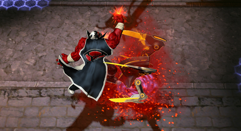 Illustration for article titled Play DC's Infinite Crisis As A Red Lantern Luchador